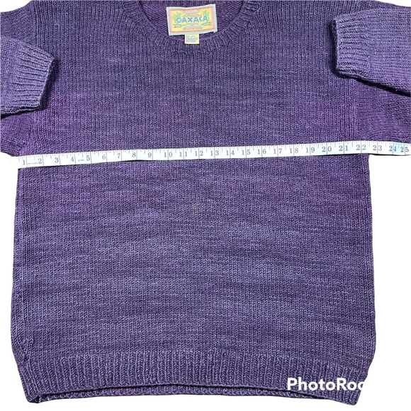 Smith & Hawkins Natural Dyes Handknits and Handspun in Oaxaca Wool Pullover SZ M - Picture 8 of 10